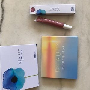 NEW Beauty by Popsugar Bundle Eyepalette&Lipgloss